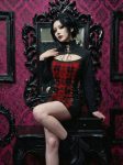 Vestido Gothic Tartán Punk